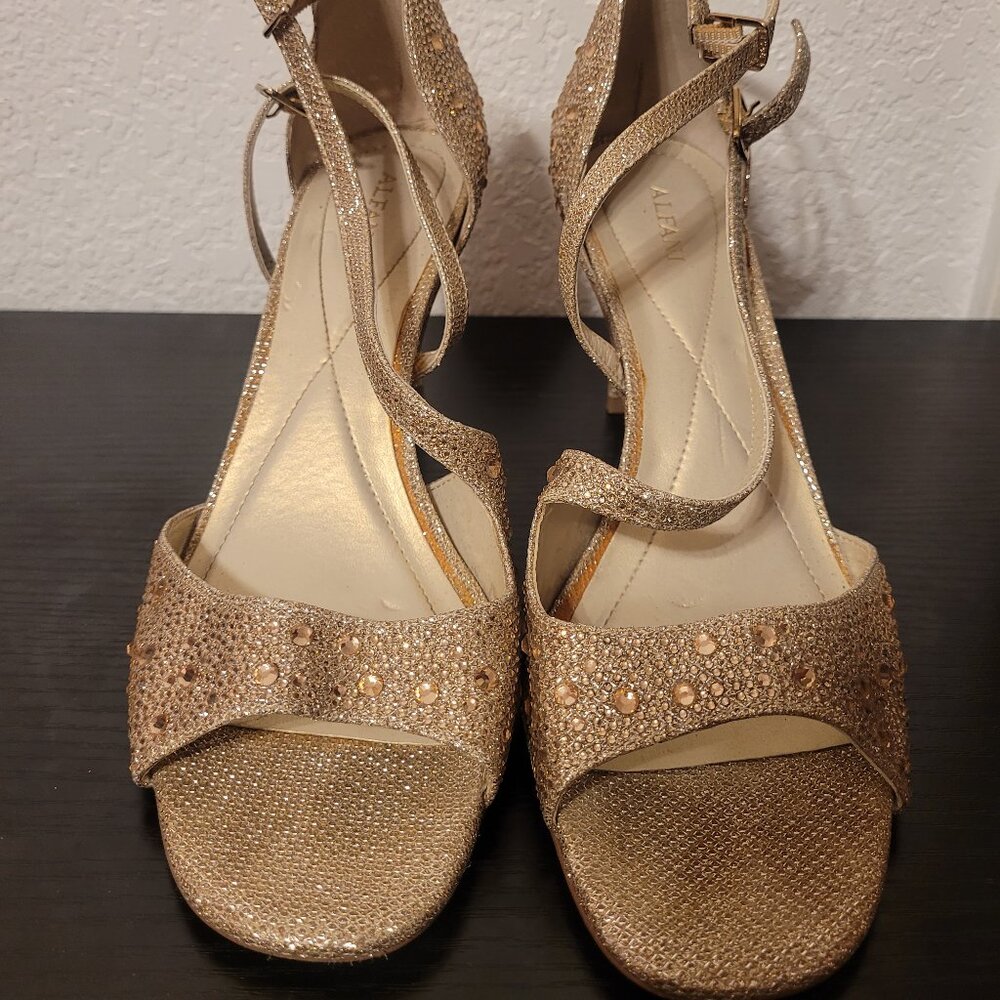 Gold Sparkly Heels